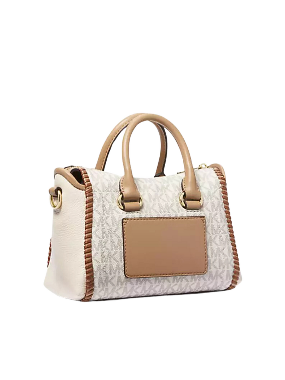 detail-belakang-MichaelKors-Carine-Extra-Small-Logo-Satchel-Crossbody-Cream-Multi