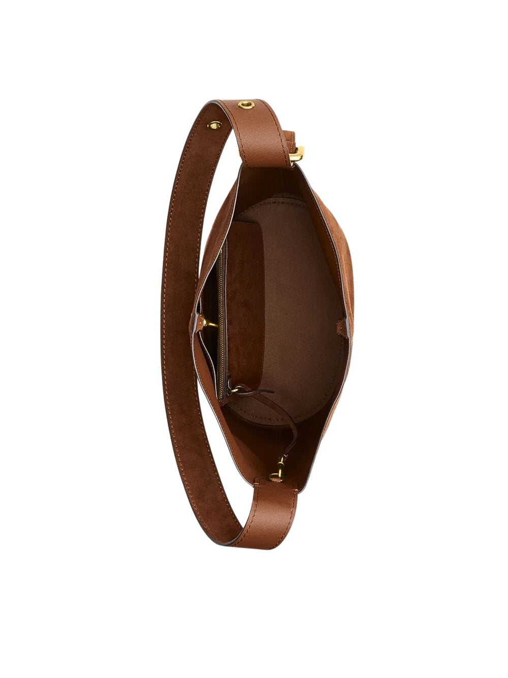 detail-dalam-Coach-Bleecker-Suede-Bucket-Bag-Warm-Brown