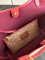 detail-dalam-Coach-Box-Program-Coated-Canvas-Signature-Day-Tote-Bag-Tan-Rust-balilene