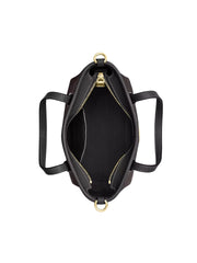 detail-dalam-Coach-City-Mini-Tote-Bag-In-Signature-Canvas-Walnut-Black