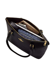 detail-dalam-Coach-Gallery-Tote-Bag-In-Black