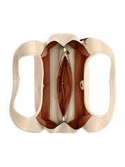 Coach Lana Shoulder Bag Pebble Leather Ivory