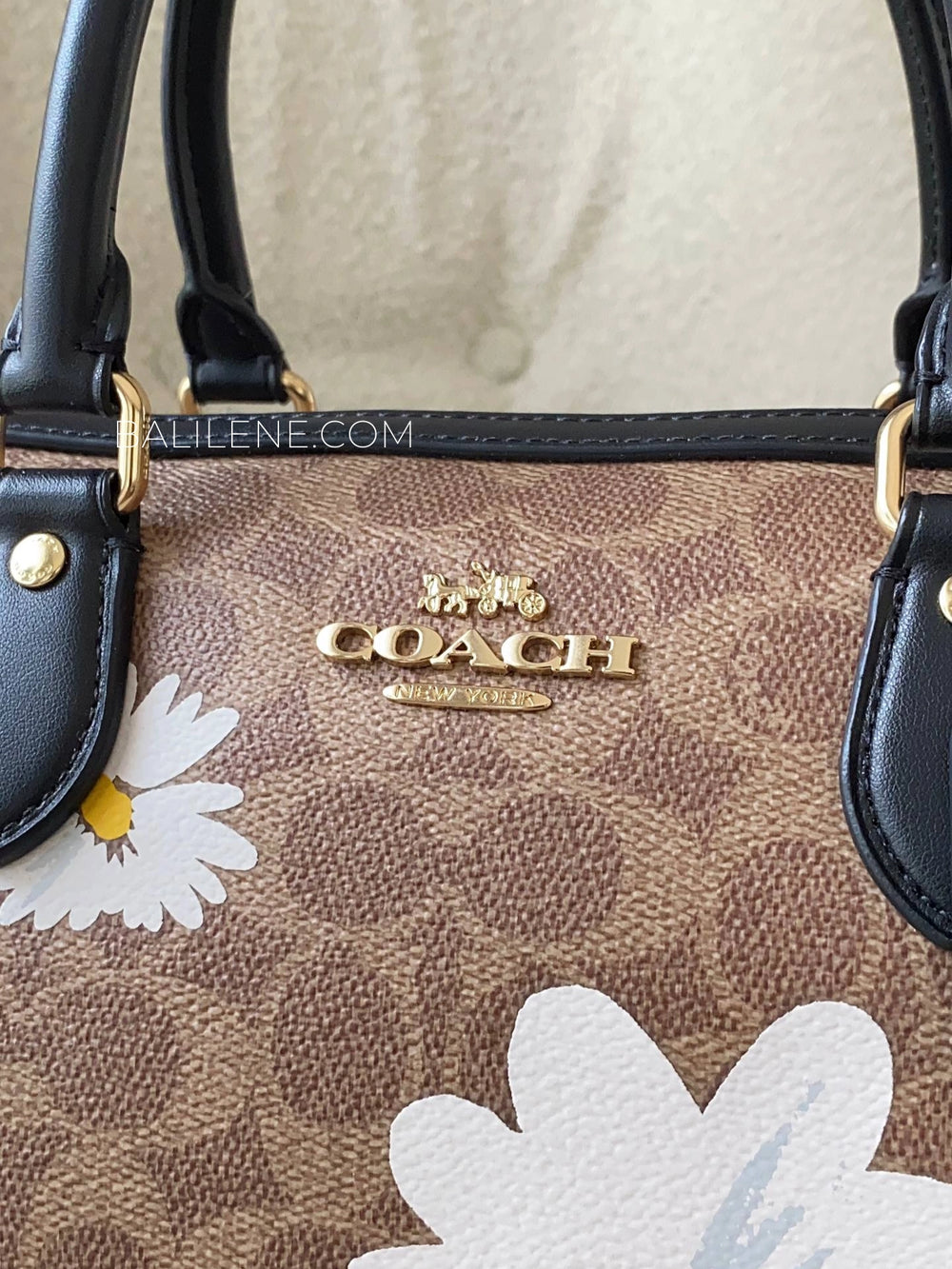 detail-dalam-Coach-Rowan-Satchel-Bag-In-Signature-Canvas-With-Floral-Print-Tan-Multi-balilene