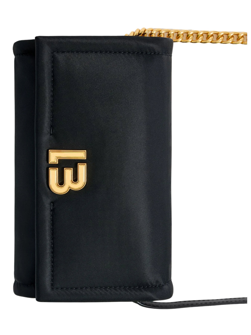 detail-depan-Bimba-Y-Lola-Nylon-Mini-Flap-Crossbody-Bag-Black