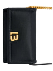 detail-depan-Bimba-Y-Lola-Nylon-Mini-Flap-Crossbody-Bag-Black