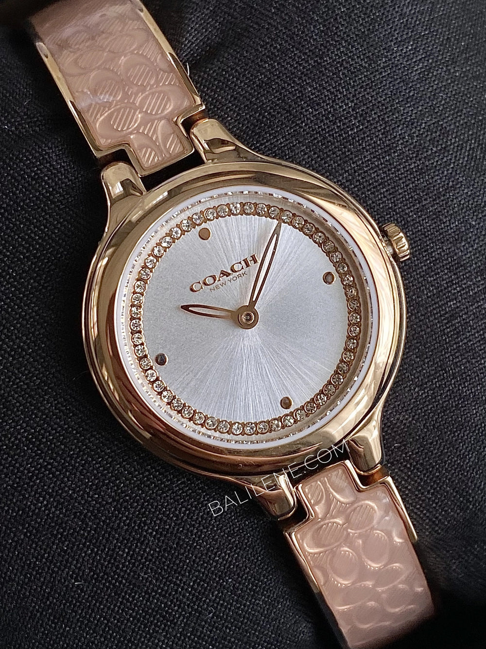 detail-dial-Coach-14504331-Chelsea-Pink-Stainless-Steel-Strap-Watch-balilene