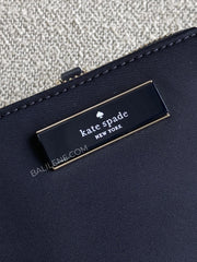 detail-logo-Kate-Spade-Carter-Nylon-Card-Case-Lanyard-Black-balilene