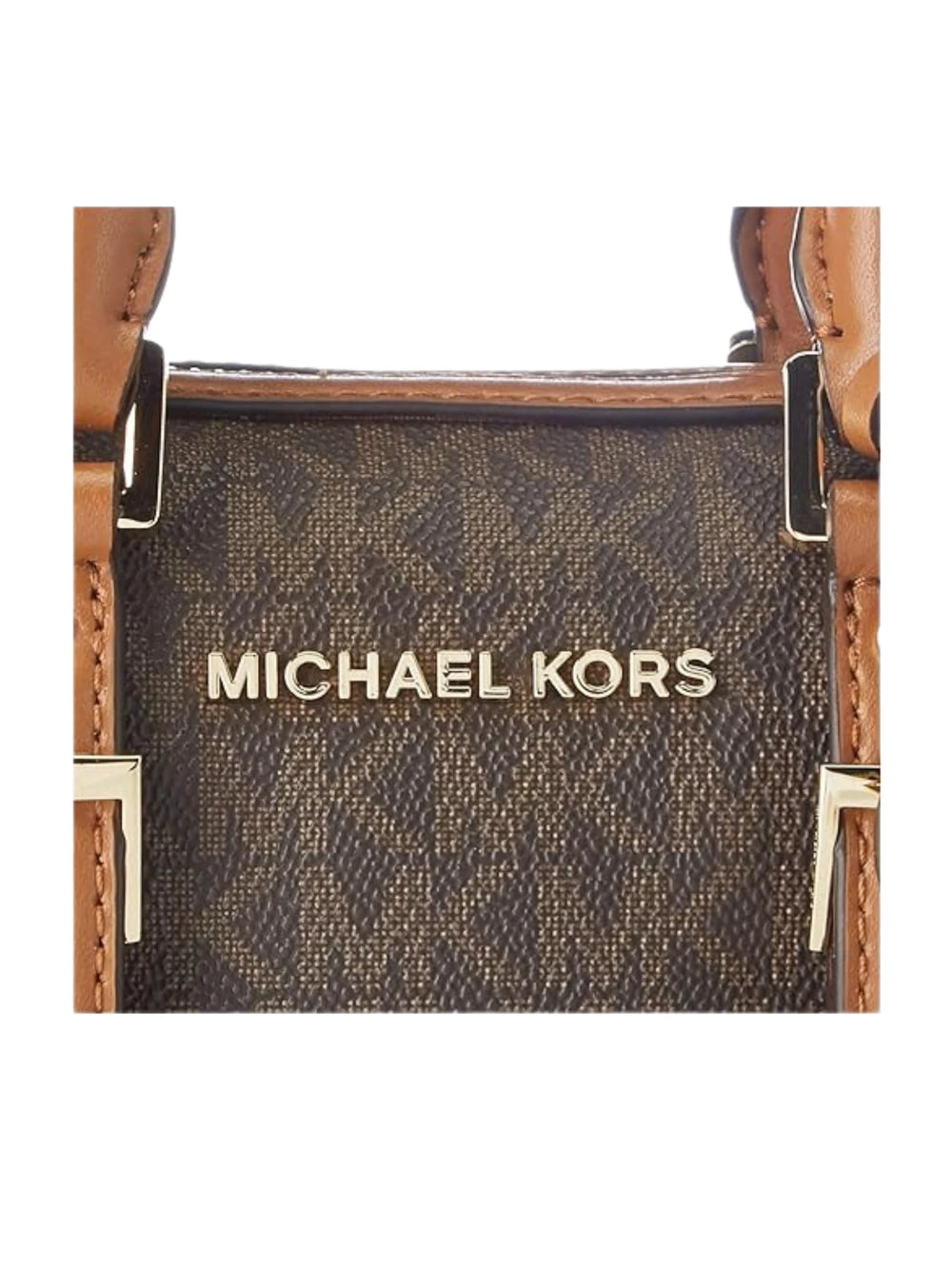 detail-logo-Michael-Kors-Bedford-Legacy-Extra-Small-Duffle-Crossbody-Bag-BrownAcornWEBP