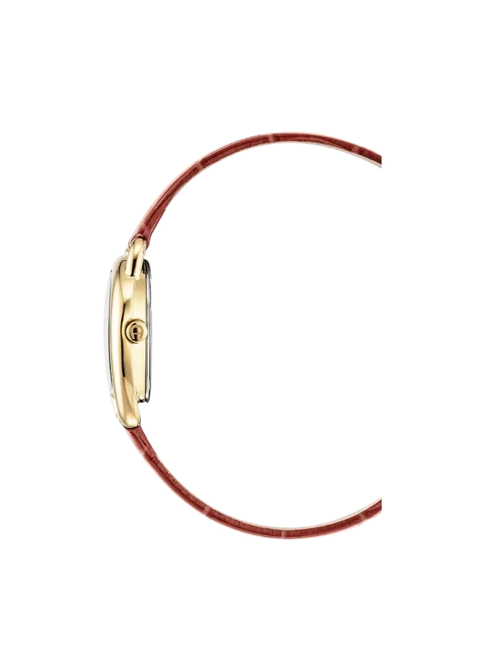 detail-samping-Aigner-Hermada-III-Gold-Case-Red-Leather-Strap