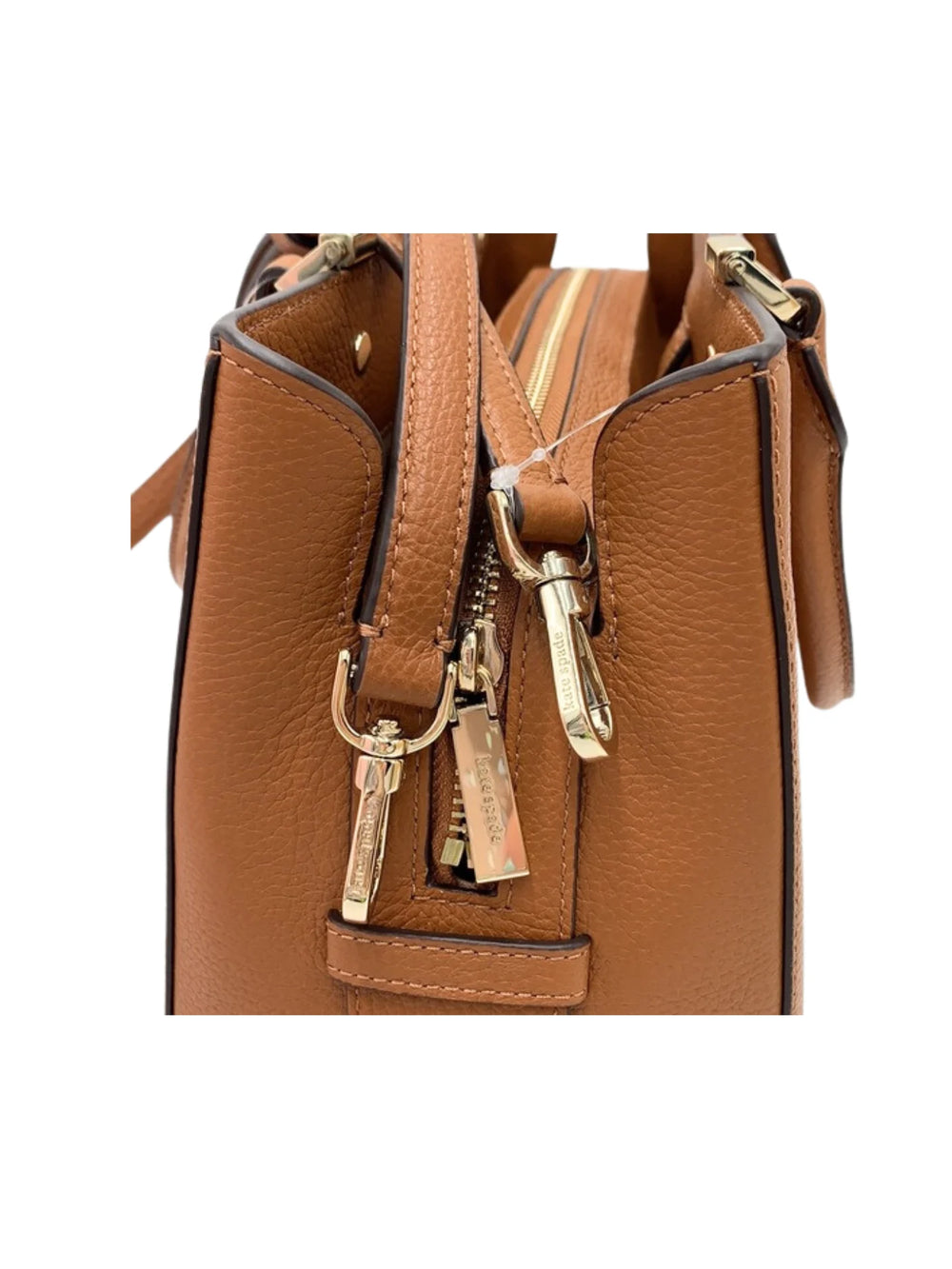 detail-samping-Kate-Spade-Leila-Medium-Triple-Compartment-Satchel-In-Warm-GingerbreadWEBP