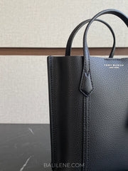 detail-samping-Tory-Burch-Perry-Mini-NS-Tote-Black-balilene