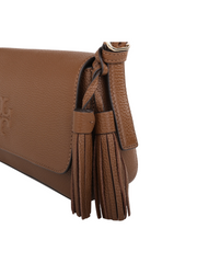 Tory Burch 134848 Thea Flap Shoulder Bag Moose