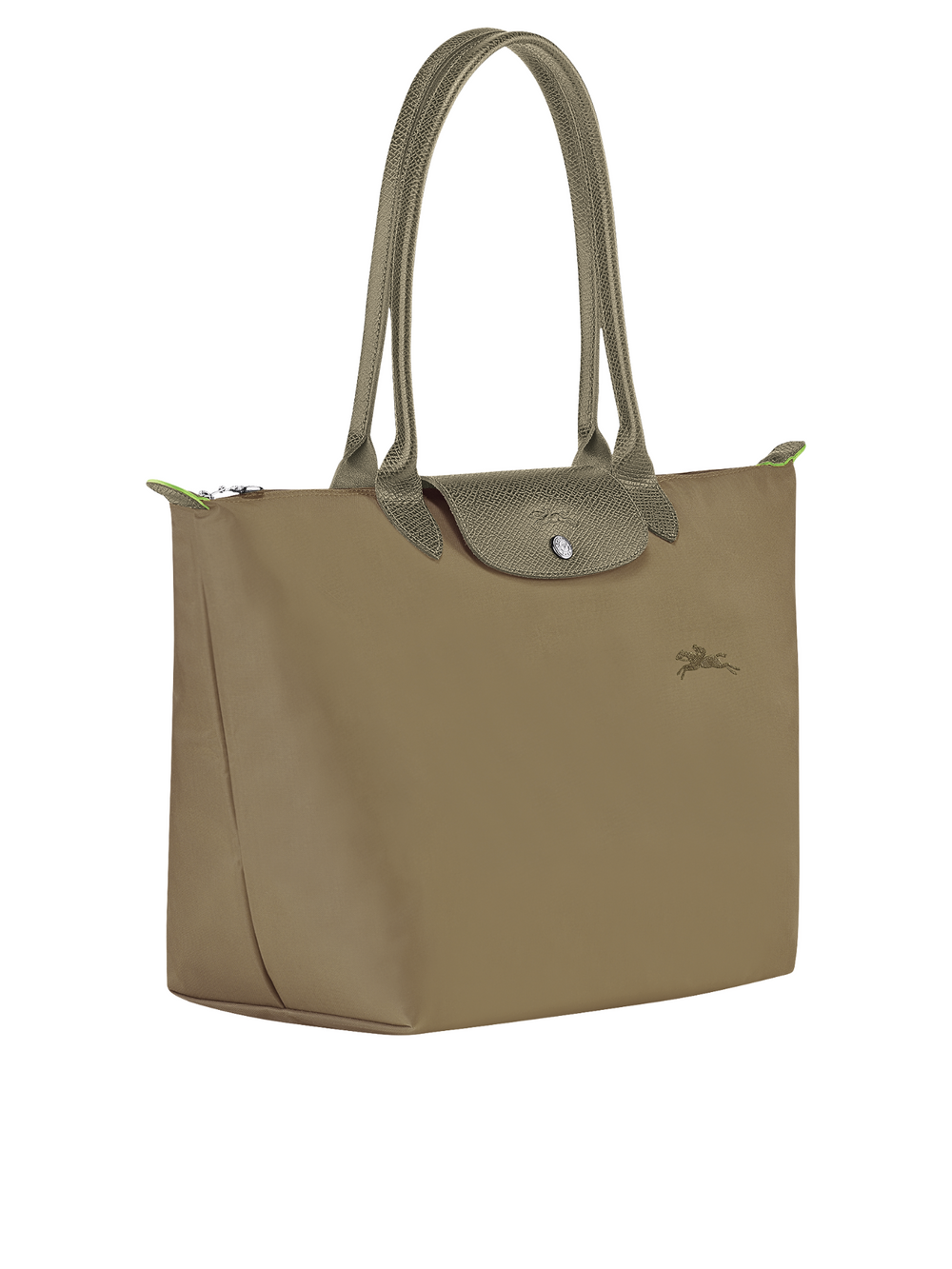 gamabar-samping-Longchamp-Le-Pliage-Green-Large-Shoulder-Bag-Artichoke