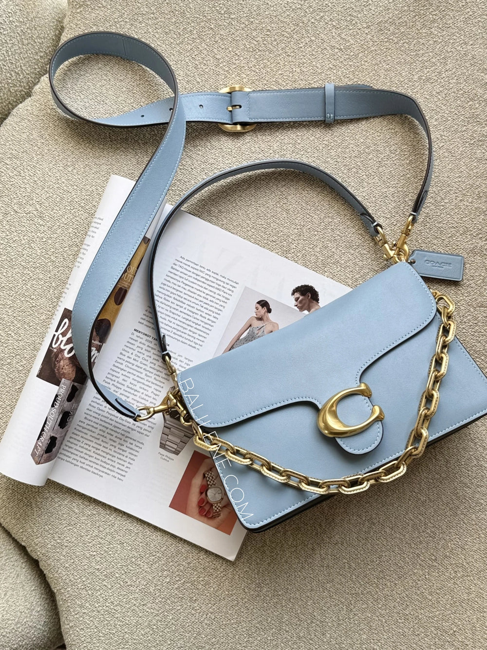 gambar-Coach-Chain-Tabby-Shoulder-Bag-Bluebell-balilene