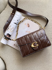 gambar-Coach-Chain-Tabby-Shoulder-Bag-With-Quilting-Maple-balilene