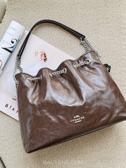 gambar-Coach-Evelyn-Shoulder-Bag-With-Quilting-Maple-balilene