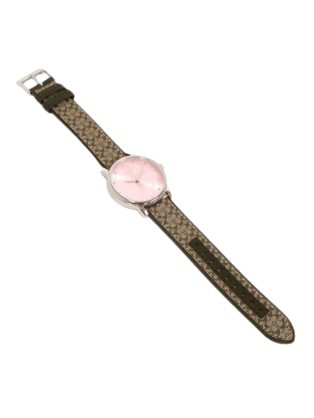 gambar-Coach-Womens-Grand-Rose-Watch-Signature-Brown-Strap