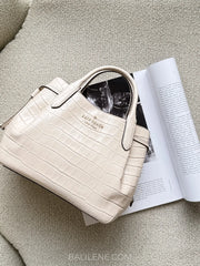 gambar-Kate-Spade-Dumpling-Croc-Embossed-Small-Satchel-Bag-In-Bare-balilene