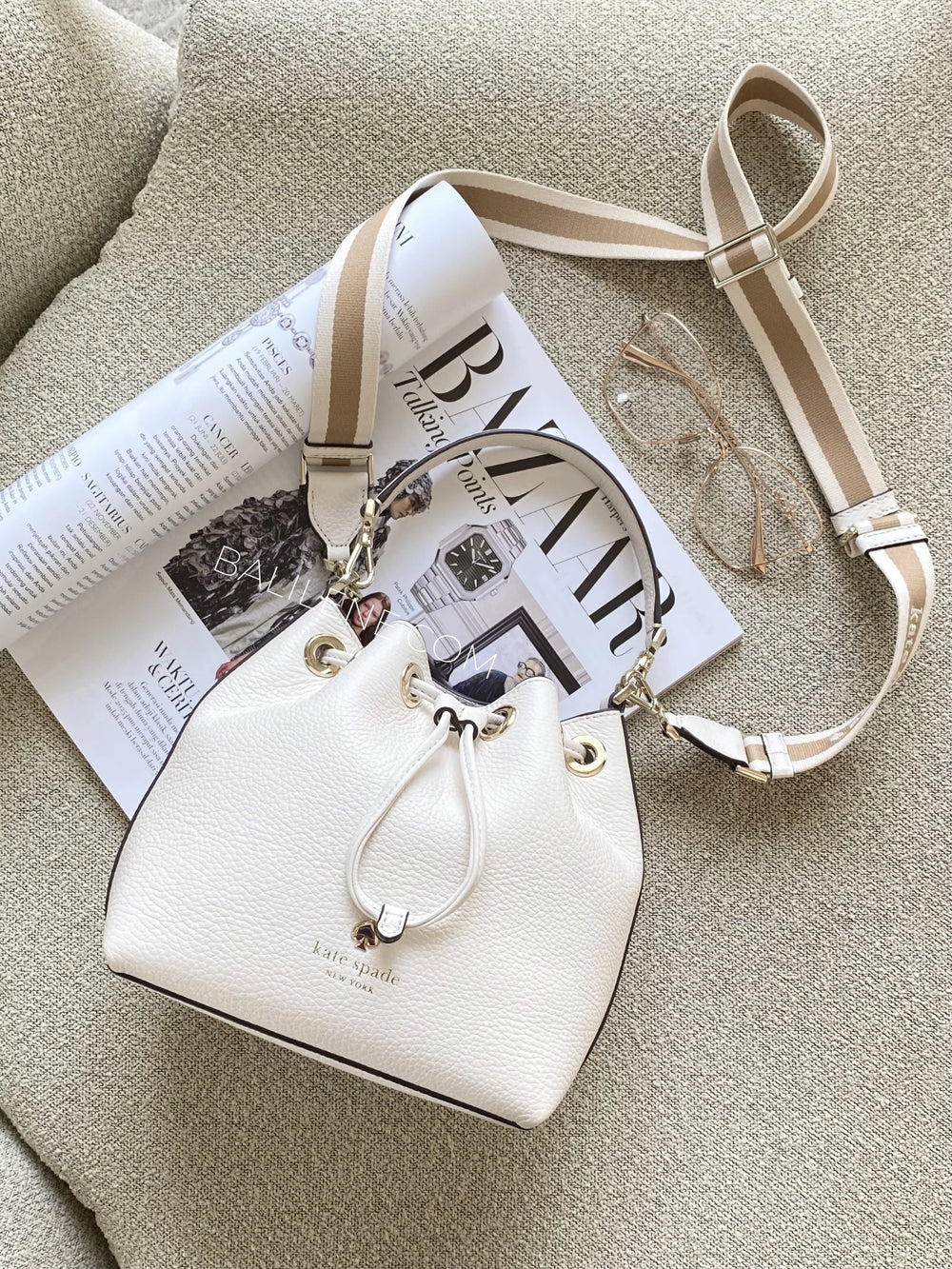 gambar-Kate-Spade-Emma-Small-Bucket-Bag-Parchment-balilene