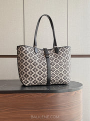 gambar-Kate-Spade-Flower-Jacquard-Large-Open-Tote-Sand-Multi-balilene