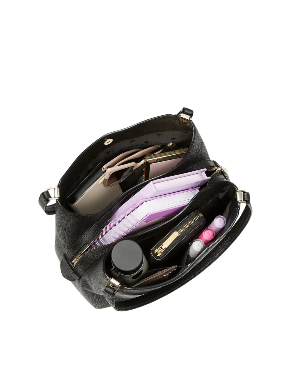 gambar-Kate-Spade-Leila-Medium-Triple-Compartment-Shoulder-Bag-Black