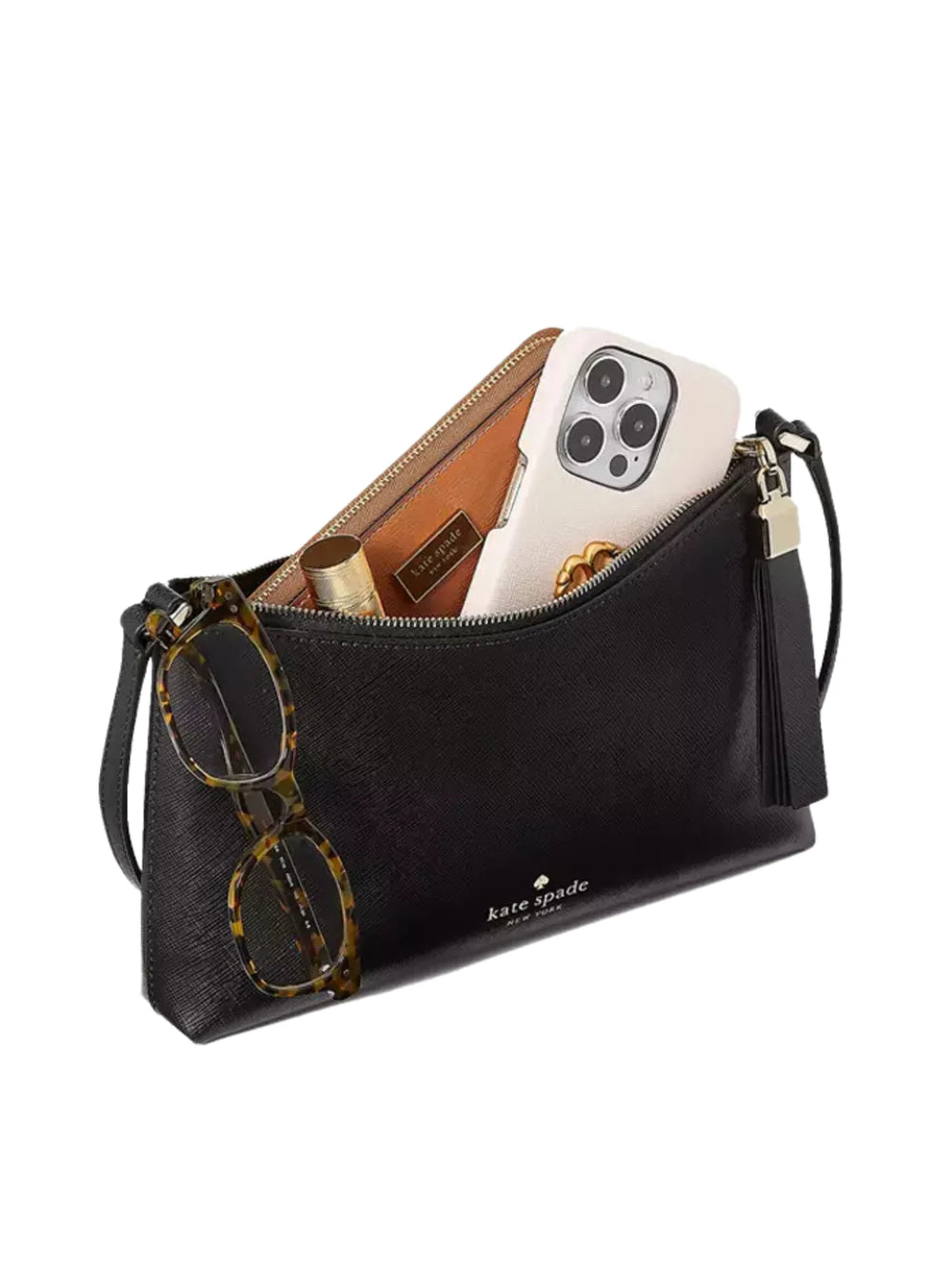 gambar-Kate-Spade-Sadie-Saffiano-Crossbody-Bag-Black