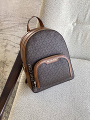 Michael Kors Jaycee Medium Logo Backpack Brown