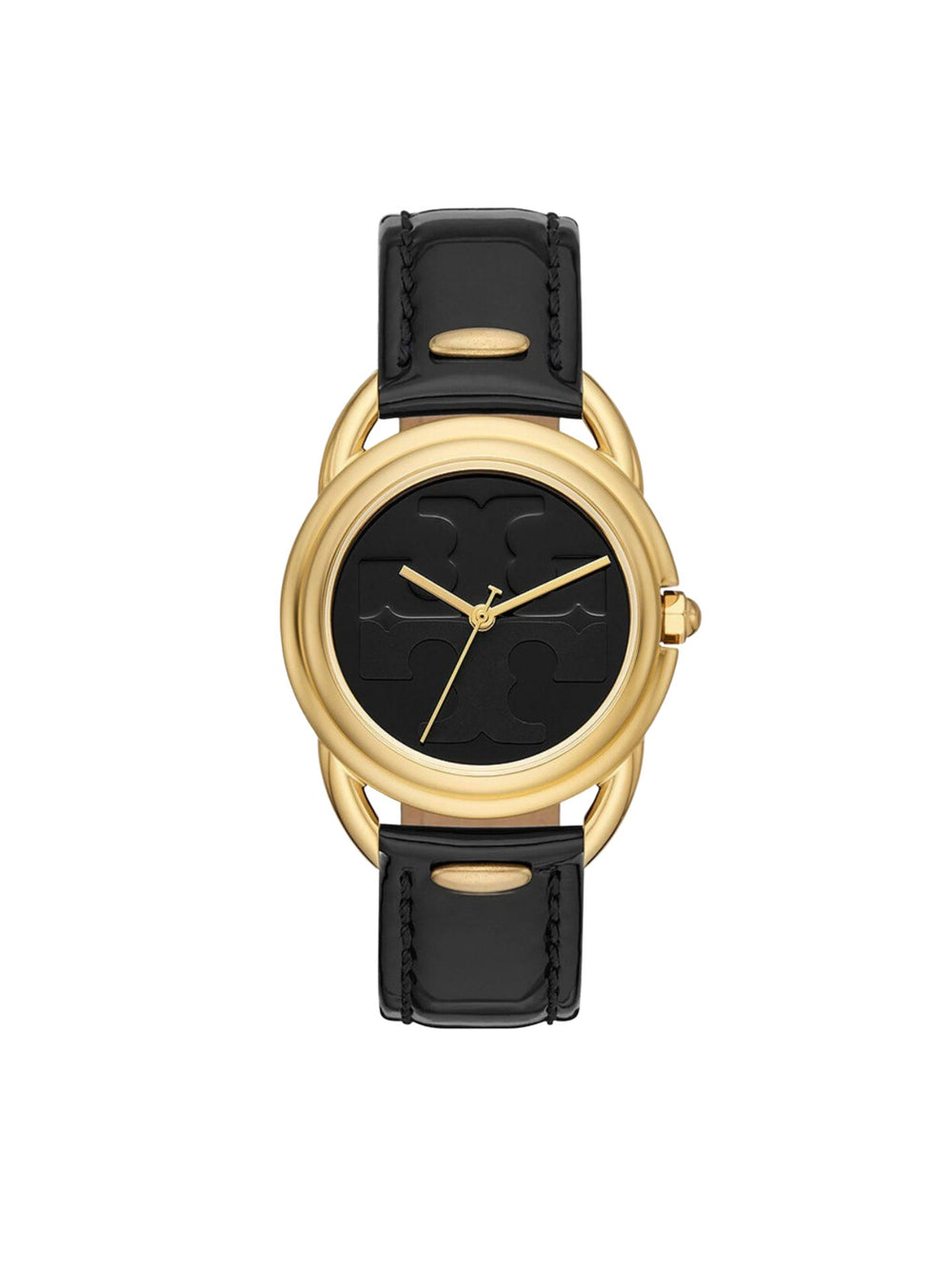 gambar-Tory-Burch-Authentic-Ladies-Miller-Gold-Double-Watch-Black-balilene