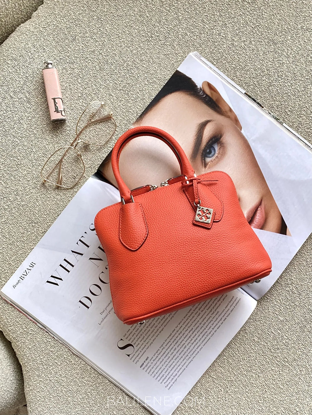 gambar-Tory-Burch-Mini-Swing-Satchel-Bag-Poppy-Red-balilene