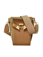 gambar-Tory-Burch-Petite-Lee-Radziwill-Pebbled-Double-Bucket-Bag-Tiger