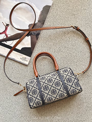 gambar-Tory-Burch-T-Monogram-Mini-Petite-Barrel-Bag-Tory-Navy-balilene