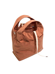 BYL Small Burnt Orange Nylon Paper Bag