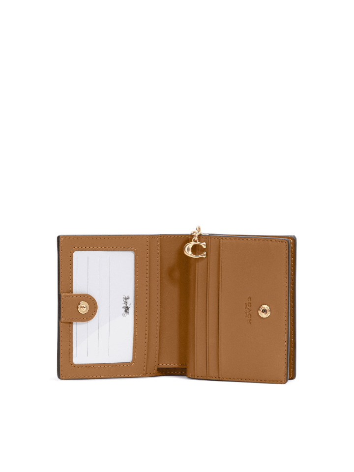 gambar-bagian-dalam-Coach-Snap-Wallet-In-Signature-Canvas-Khaki-Saddle