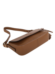 Tory Burch 134848 Thea Flap Shoulder Bag Moose