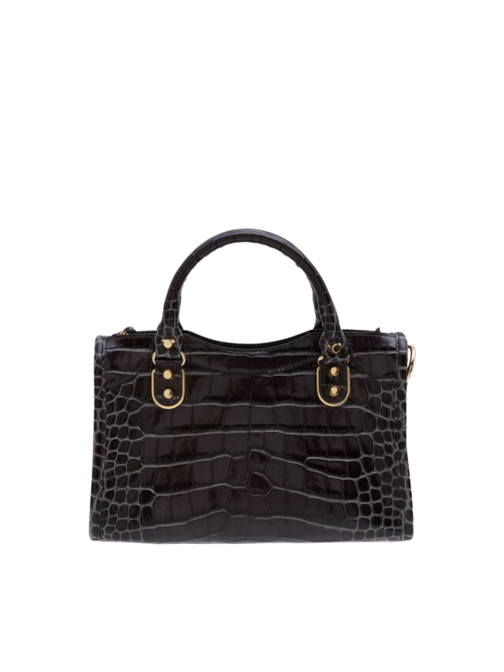 gambar-belakang-Balenciaga-Mettalic-Mini-City-Edge-Croco-Black-Ghw