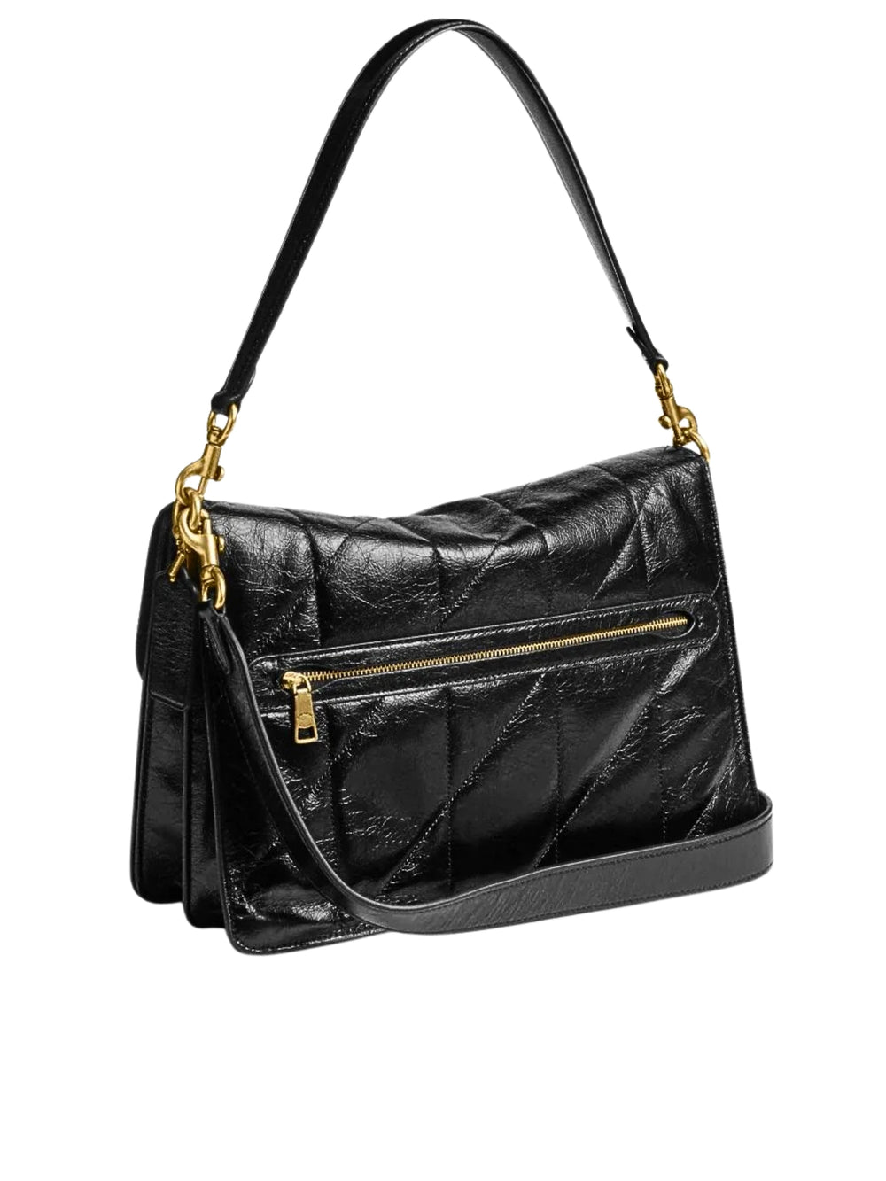gambar-belakang-Coach-Chain-Tabby-Shoulder-Bag-30-With-Quilting-Black
