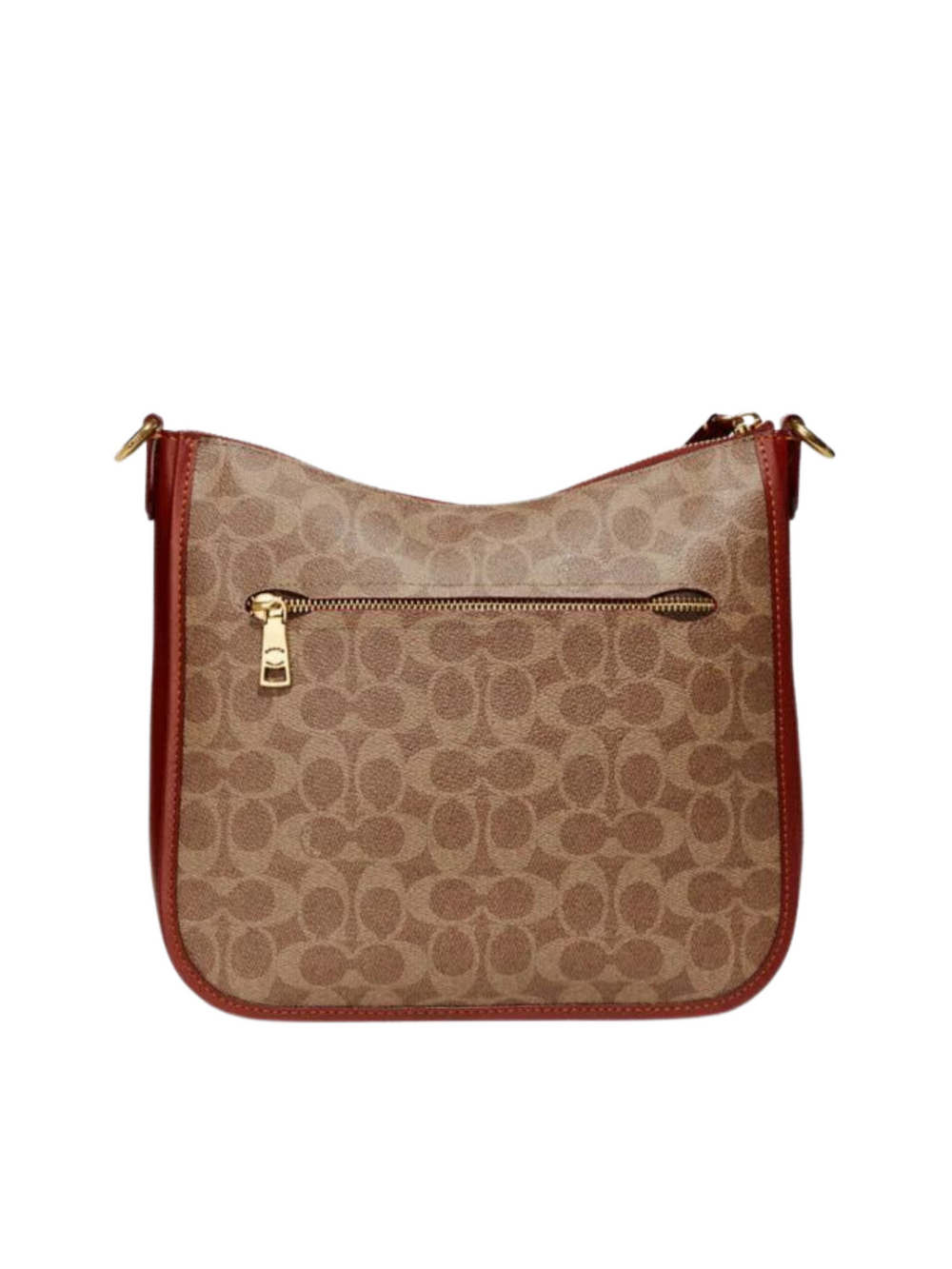 gambar-belakang-Coach-Chaise-Crossbody-In-Signature-Canvas-Tan-Rust