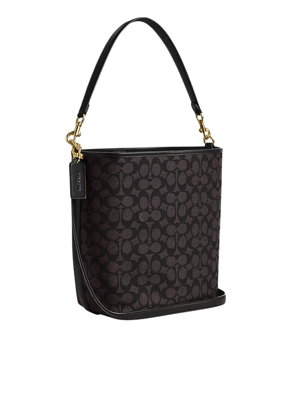 gambar-belakang-Coach-City-Large-Bucket-Bag-In-Signature-Canvas-Walnut-Black