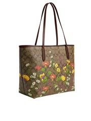 gambar-belakang-Coach-City-Tote-In-Signature-Canvas-With-Floral-Print-Khaki-Multi