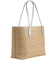 gambar-belakang-Coach-City-Tote-In-Signature-Canvas-With-Heart-Print-Light-Khaki-Chalk-Multi