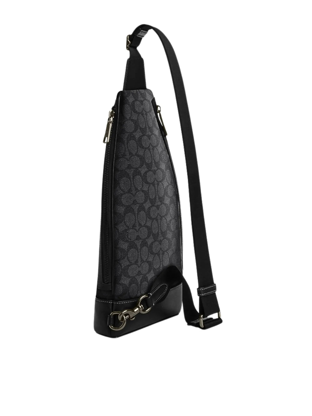 gambar-belakang-Coach-Dominic-Sling-Pack-In-Signature-Canvas-Charcoal-Black