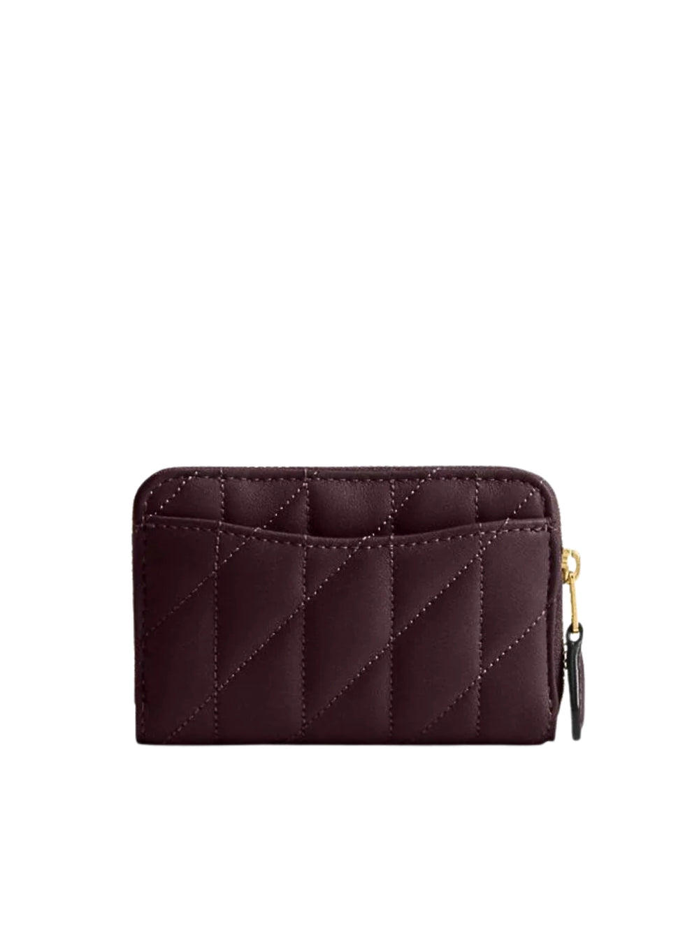 gambar-belakang-Coach-Essential-Small-Zip-Around-Card-Case-With-Pillow-Quilting-Black-Currant