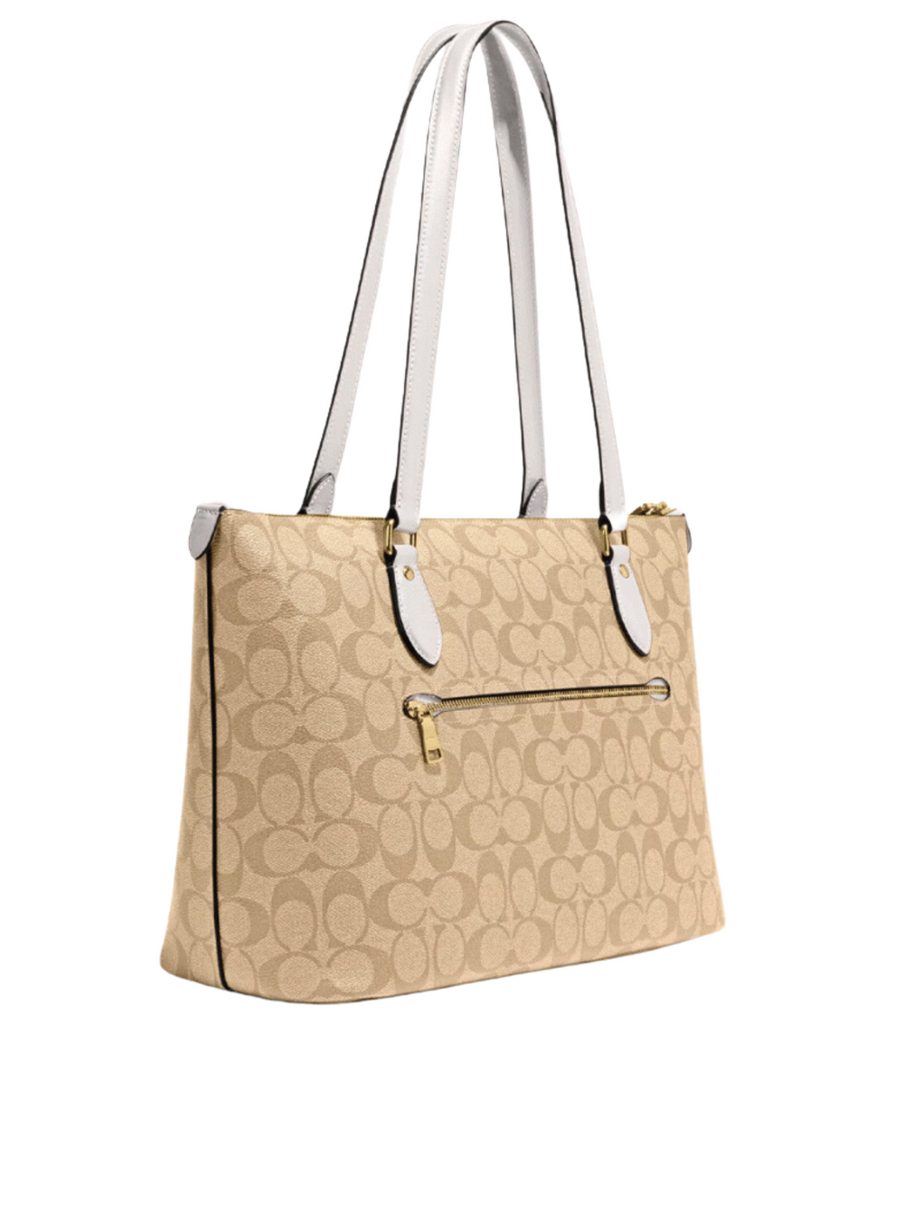 gambar-belakang-Coach-Gallery-Tote-Bag-In-Signature-Canvas-Light-Khaki-Chalk