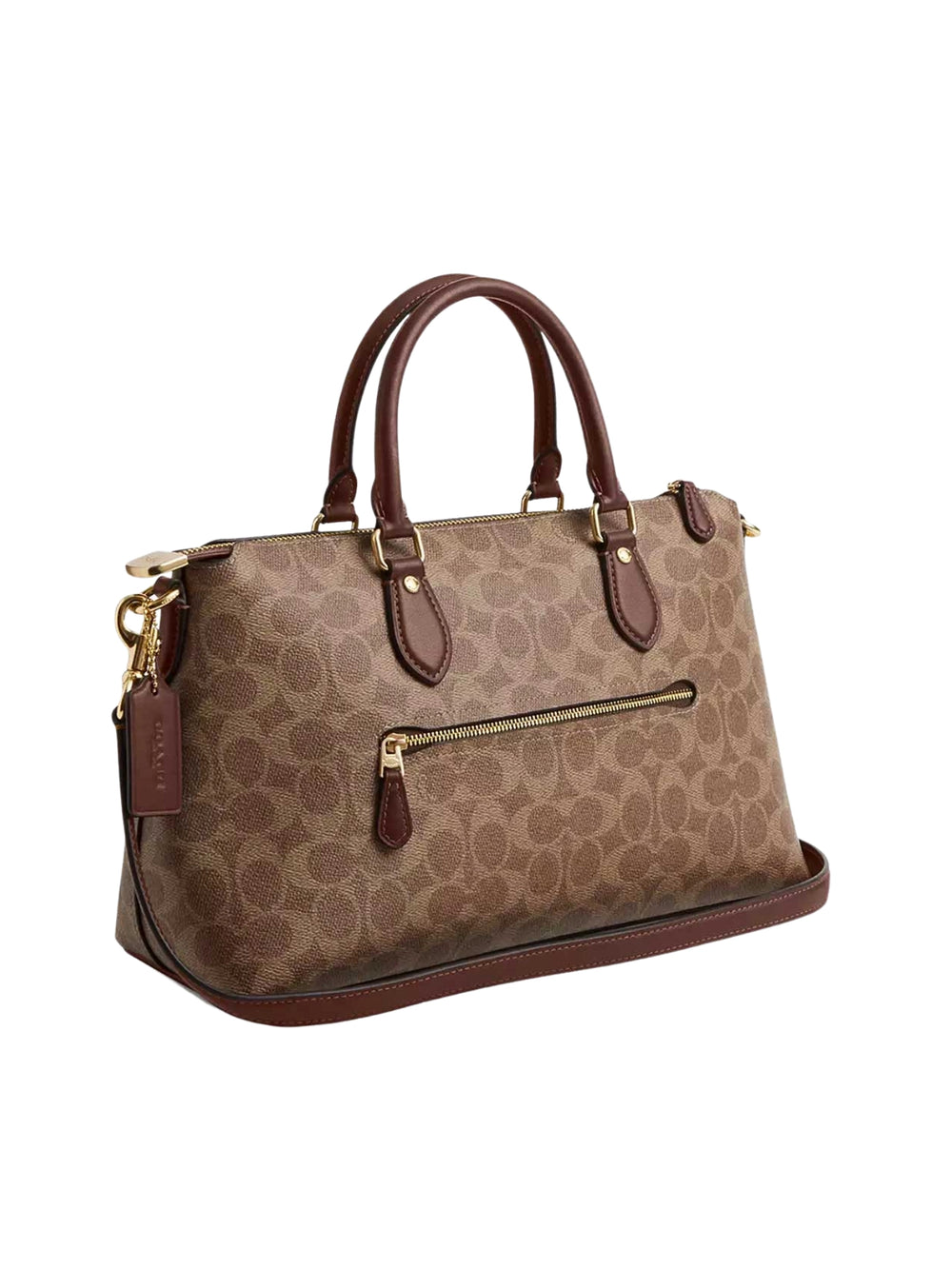gambar-belakang-Coach-Georgia-Satchel-Bag-In-Signature-Canvas-Tan-Brown