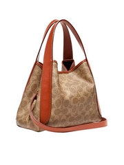 gambar-belakang-Coach-Hadley-Hobo-21-In-Signature-Canvas-Tan-Caramel