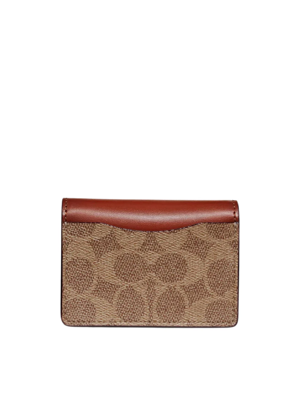 gambar-belakang-Coach-Half-Flap-Card-Case-In-Colorblock-Signature-Coated-Canvas-Tan-RustWEBP