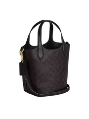 gambar-belakang-Coach-Hanna-Bucket-Bag-In-Signature-Canvas-Walnut-Black