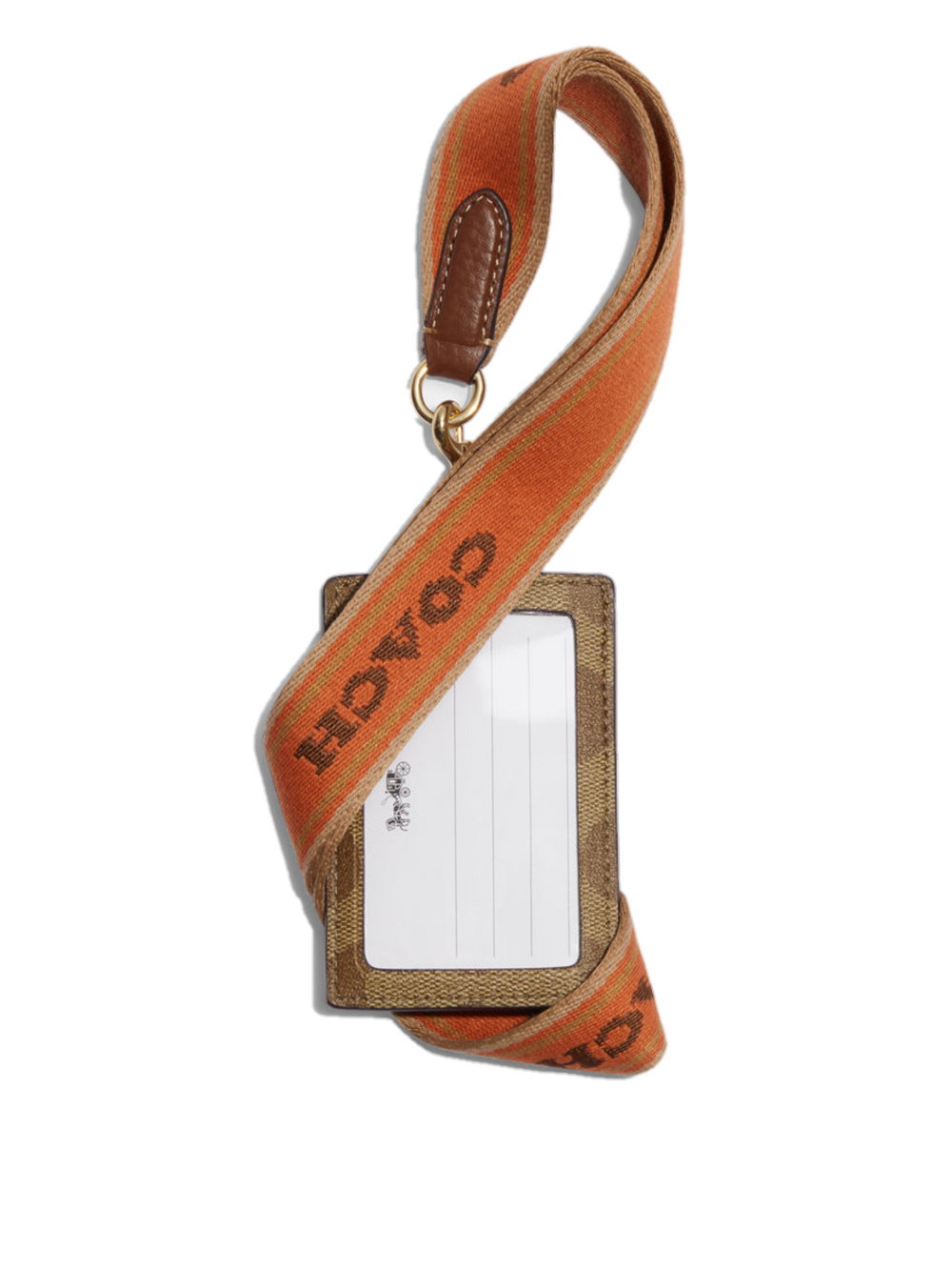 gambar-belakang-Coach-Id-Lanyard-In-Signature-Canvas-with-Webbing-Strap-Khaki-Multi
