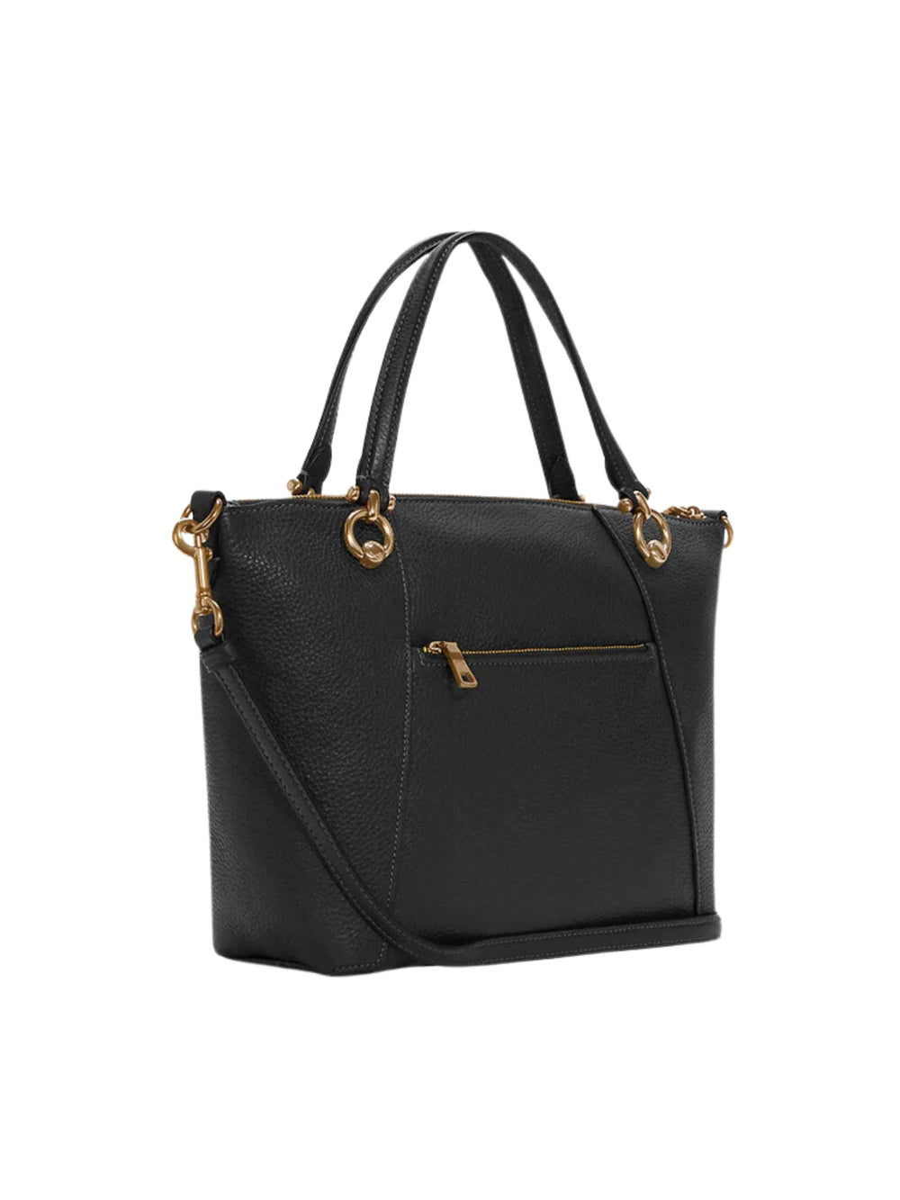 gambar-belakang-Coach-Kacey-Leather-Satchel-Bag-Black