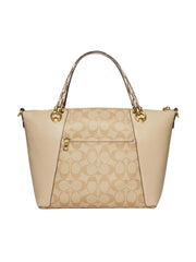 gambar-belakang-Coach-Kacey-Satchel-in-Signature-Canvas-with-Snake-Embossed-Light-KhakiIvory-Multi